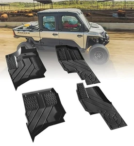 Front & Rear Floor Mats for Polaris Ranger Crew XP 1000 2019-2025 by XUTVOTOR - Bild 1 von 7
