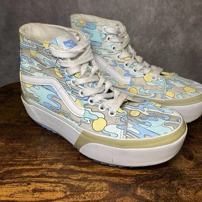 Zapatillas deportivas Vans Sk8-Hi tinta UV cónica ondas de sol plataforma mujer talla 5,5 hombre talla 4 Foto 1 de 4