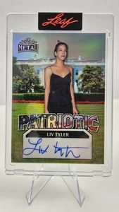 2025 Liv Tyler Leaf Independence Day White House Prismatic Auto 1/1《Pristine》🔥 - Picture 1 of 5