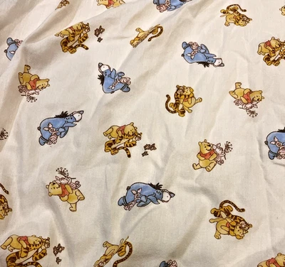 Lençol de berço Disney Winnie The Pooh Friends unissex tigre leitão olho - Imagem 1 de 3