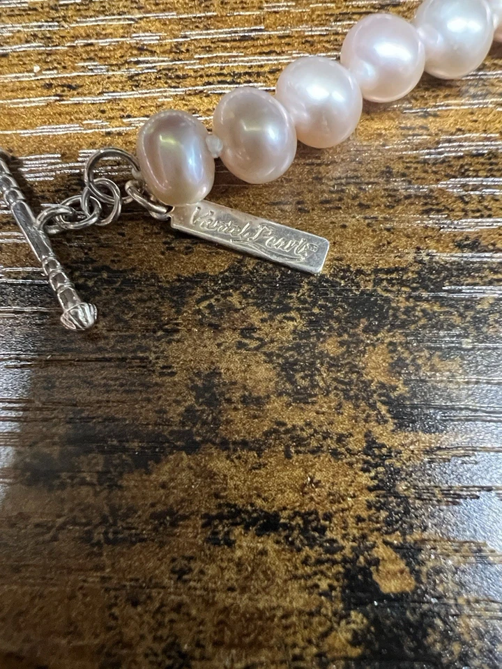 Colar corrente pingente pérola água doce prata esterlina 925 Vantel - Imagem 1 de 4