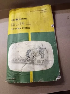 Vintage John Deere 12 & 14 Rotary Hoes Owner Operator’s Manual - OM-N159071 - Picture 1 of 2