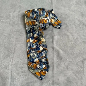 Disney Tie Mens Angry Donald Duck 100% Silk Made in Italy Cartoon Don Quixote - Picture 1 of 9