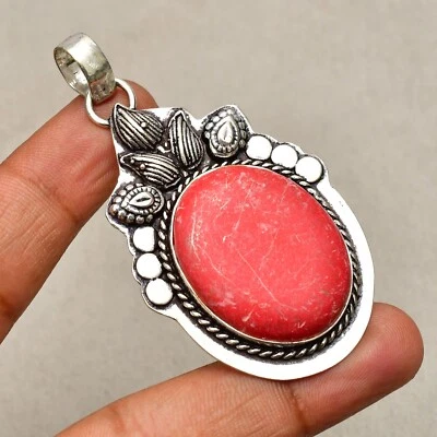 Ciondolo gioiello fatto a mano in argento sterling 925 con pietra preziosa co... - Immagine 1 di 4