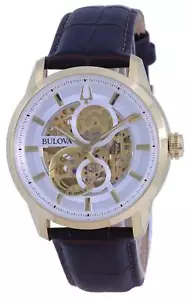 Bulova Classic Sutton Skeleton White Dial Automatic 97A138 Men's Watch - Bild 1 von 4