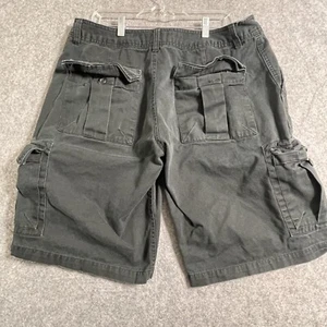 Pantalones Cortos de Carga Sueltos Vintage Ecko Unltd Hombres Negros Y2K Talla 34 - Imagen 1 de 12