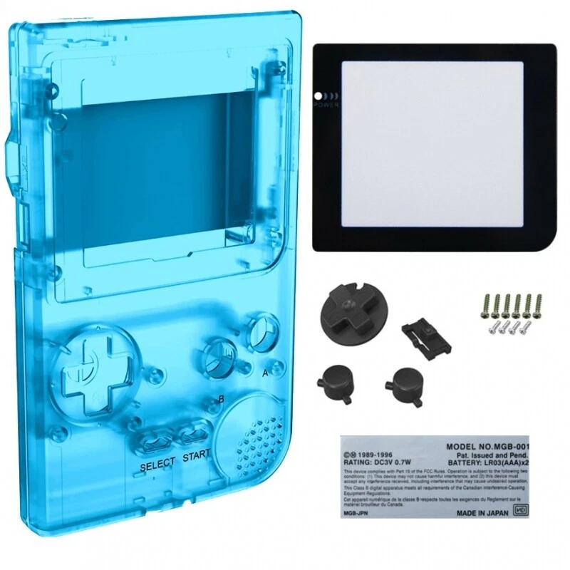 Funda Compatible Para Nintendo Game Boy Pocket Azul Transparente GBP Repuesto Foto 1 de 1