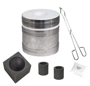 Mini PRO Kiln Propane Furnace Conical Mold Graphite Crucibles Melt Gold Metals - Picture 1 of 3