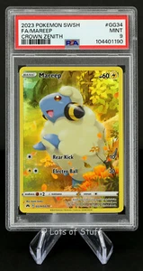 PSA 9 MINT Mareep Galarian Gallery Holo Rare Crown Zenith Pokemon GG34/GG70 -90 - Picture 1 of 2