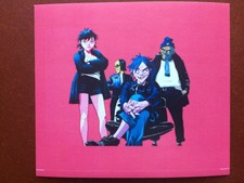 GORILLAZ GLOSSY STICKERS.2D-MURDOC-RUSSEL-NOODLE RARE MINT NEW 4" X 4 1/2"   