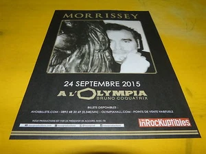 MORRISSEY - Publicité de magazine / Advert OLYMPIA SEPTEMBRE 2015 !!!!! - Imagen 1 de 1