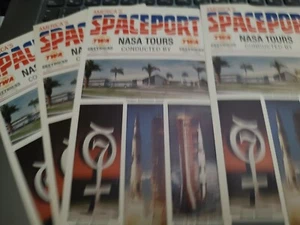 Lot of 4 Vintage Travel Brochure Spaceport NASA Tours Florida /TWA Greyhound - Picture 1 of 3