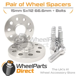 Radabstandshalter (2) & Schrauben 15mm für Audi e-Tron 18-20 auf Aftermarket-Rädern - Bild 1 von 1