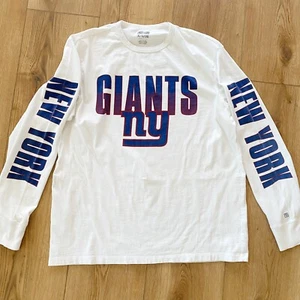 New York Giants Shirt Herren XL Weiß Langarm NFL Football Team Bekleidung - Bild 1 von 7