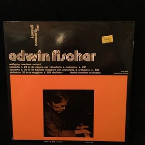 MOZART Piano Concertos 24 & 22, Symphony 35 - EDWIN FISCHER Paris 1953 CETRA 2LP - Picture 1 of 3