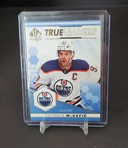 2022-23 SP AUTHENTIC Connor McDavid #TL-9 TRUE LEADERS BLUE - Picture 1 of 2