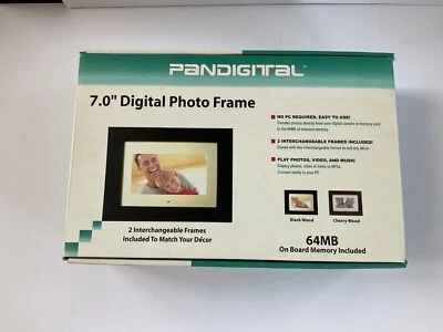 Pandigital 7" Digital Photo Frame 64MB with Two Interchangeable Frames - Image 1 of 4