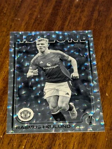 2024-25 Topps UCC Flagship Rasmus Hojlund White Icy #'d /150 Man United - Picture 1 of 2