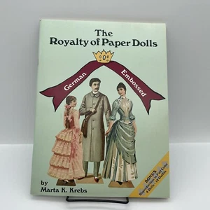 Vintage The Royalty Of Paper Dolls tedesco Marta K. Krebs bonus 4 bambole NON TAGLIATE S1 - Foto 1 di 5