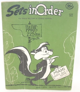 June 1962 Pepe Le Pew *Chuck Jones Cover* Sets In Order, Square Dancing Magazine - Picture 1 of 9