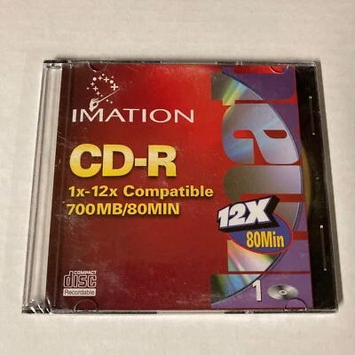 Imation CD-R / 700MB 12X blank cd in slim case - Image 1 of 2