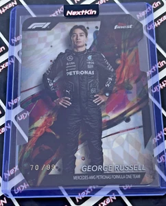 2024 Topps Finest Formula 1 George Russell Die-Cut Refractor /99 Common 5 - Foto 1 di 2