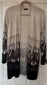 Renuar Womans Open Front Cardigan Duster L Ombré Color - Picture 1 of 7