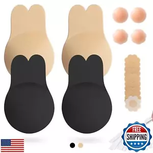 Sticky Bra Backless Strapless Bras Adhesive Push Up Invisible Stick on Silico - Picture 1 of 5