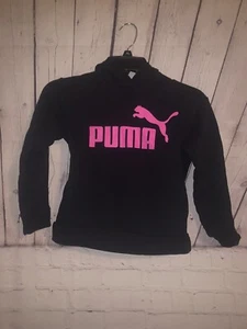 Puma Black Hoodie For Girls Size Small - Picture 1 of 2