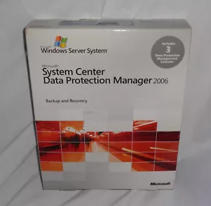 Microsoft Windows System Center Data Protection Manager 2006 A5S-00002 New - Picture 1 of 2