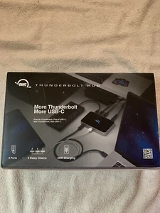 Owc OWCTB4HUB5P Thunderbolt Hub 5 Port 40gp/s x4" Usb Black/gray New - Picture 1 of 9