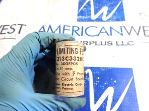 Fusible limitador de corriente Westinghouse 313C332HC 15-30A - Imagen 1 de 3