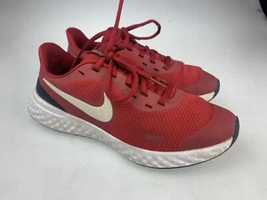 Nike Unisex Kids BQ5671-600 Revolution 5 Gym Red White Black Running Shoes 4.5Y - Picture 1 of 5