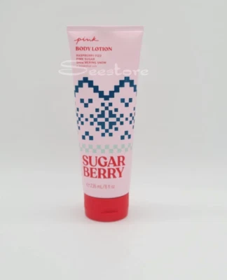 Loção Corporal Victoria's Secret Rosa Sugar Berry com Óleos Essenciais fl oz 8 Nova - Imagem 1 de 3
