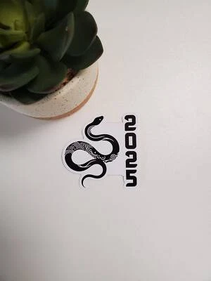FIG TREE WORKS 2025 Year of the Snake Glossy Vinyl Sticker, Style B