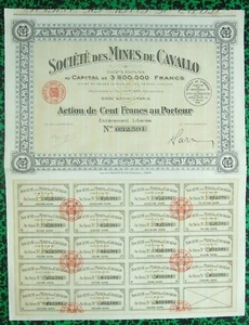 Algérie Ep. Coloniale - Djidjelli & Paris - Ste Minière (Mines de Plomb) 1928 - Picture 1 of 1