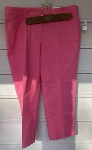 (18) NWT Womens Talbots pink Capri Skimmer Pants size 10P - Picture 1 of 7