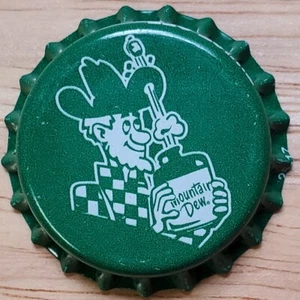MOUNTAIN DEW soda, bottle cap; 2015; Excellent Unused Condition; W. JEFFERSON NC - Picture 1 of 6