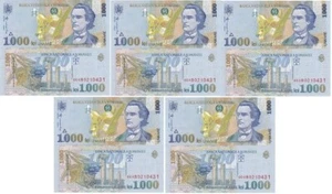 Romania _ 5 pcs x 1000 Lei 1998 UNC Pick 106 Lemberg-Zp - Picture 1 of 2