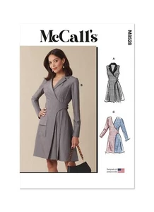 McCalls Sewing Pattern M8528 - Dress - Casual Wrap Dress - Picture 1 of 8