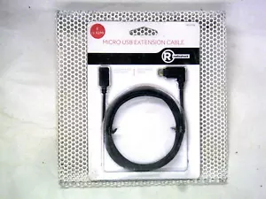 RadioShack 6 foot Micro USB Extension Cable - Male to Female 2603756 - Picture 1 of 2