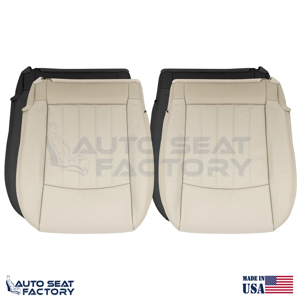 Fundas de asiento de cuero inferiores izquierda y derecha para Infiniti QX50 2014-2017 Foto 1 de 1