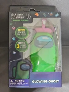 Among Us Special Edition Glowing Ghost Crewmate Action Figure Hat Accessories - Picture 1 of 11