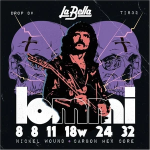 La Bella TI832 Tony Iommi Signature Set D# Tuning 8-32 - Bild 1 von 1