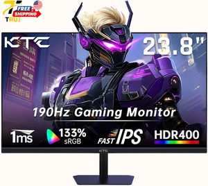 24" 180Hz/190Hz Gaming Monitor FHD PC Computer Monitor with Fast IPS Panel HDR40 - Picture 1 of 12