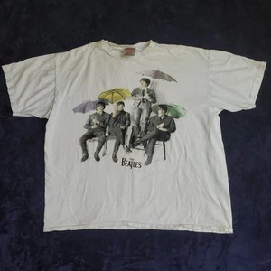 Vintage 1995 The Beatles Umbrella Band Tour Concert Album T-shirt Men’s XLarge - Picture 1 of 9