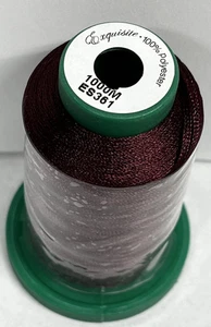 Esquisite ES261 1000 Meter 100% Polyester Color ES361 Dark Maroon - Picture 1 of 1