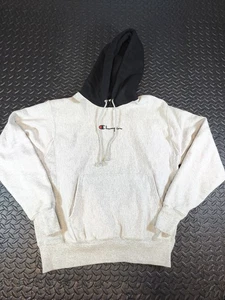 Sudadera vintage Champion tejido inverso para hombre suéter mediano con capucha  - Imagen 1 de 11