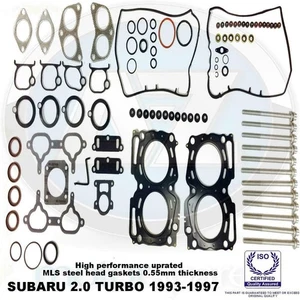 For Subaru Impreza 2.0 Turbo 93-97 MLS performance uprated head gasket bolts set - Picture 1 of 1