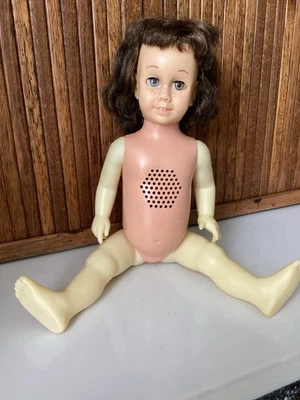 "Muñeca Mattel vintage morena charladora Cathy 19"" años 60 (silenciosa)" Foto 1 de 4